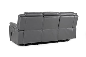Orvex Recliner Sofa Grey 3 Seater