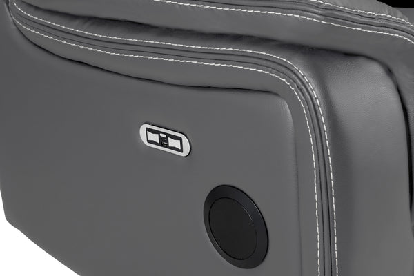 Orvex Recliner Sofa Grey 3 Seater