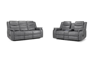 Orvex Recliner Sofa Grey 3+2 Set