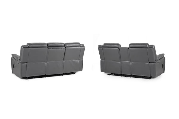 Orvex Recliner Sofa Grey 3+2 Set