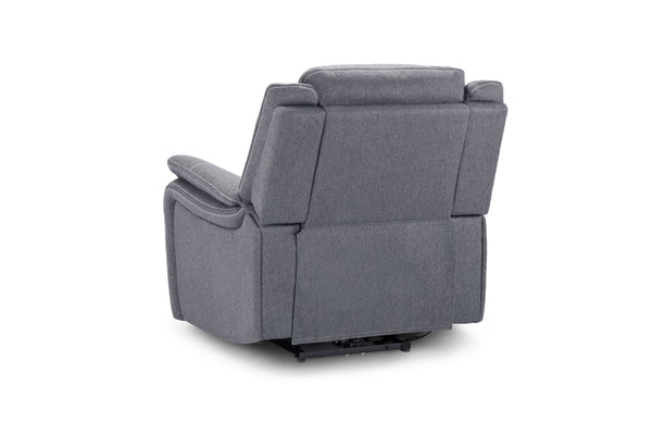 Orvex Recliner Sofa Grey Fabric Armchair