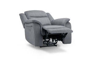 Orvex Recliner Sofa Grey Fabric Armchair