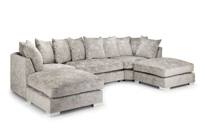 Presaro Scatterback Sofa Truffle U Shape Corner