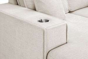 Rovaro Sofabed Beige Universal Corner