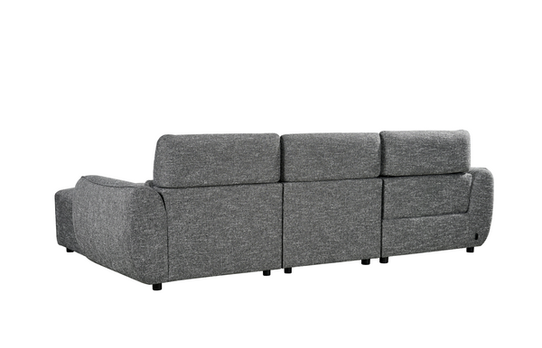 Vittara Electric Recliner Sofa Charcoal Left Hand