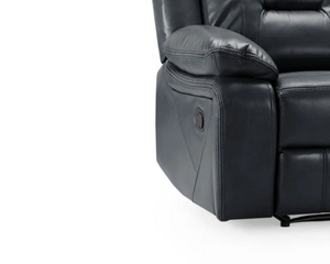 Olivan Recliner Sofa Black 3+2 Set