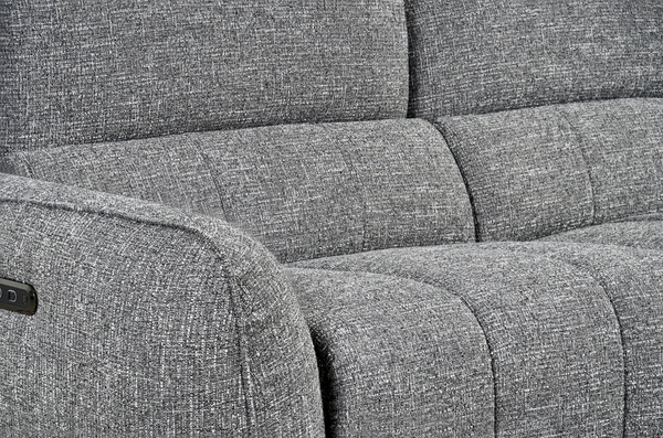 Vittara Electric Recliner Sofa Charcoal Left Hand