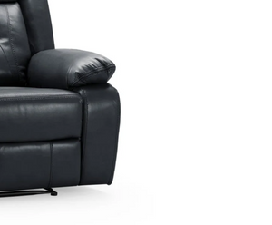 Olivan Recliner Sofa Black 3+2 Set