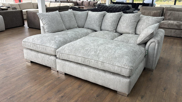 Silvenn Sofa Silver Left Hand