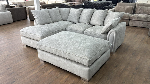 Silvenn Sofa Silver Right Hand