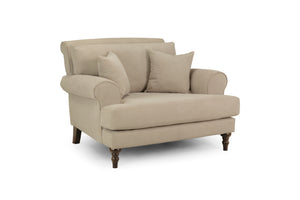 Solvane Sofa Beige Armchair