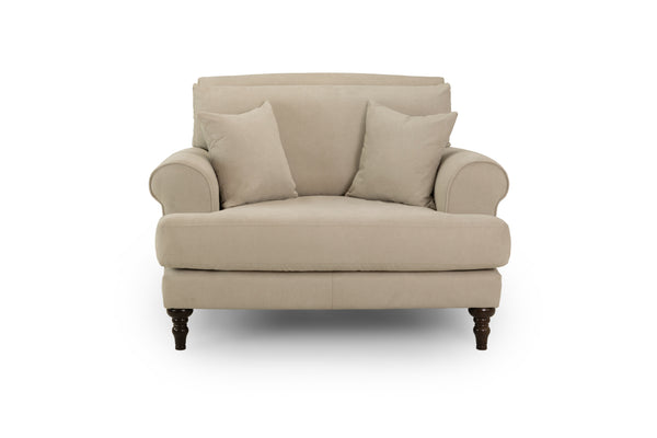 Solvane Sofa Beige Armchair