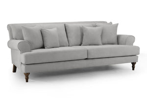 Solvane Sofa Grey 4 Seater