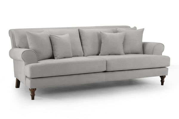 Solvane Sofa Grey 4 Seater