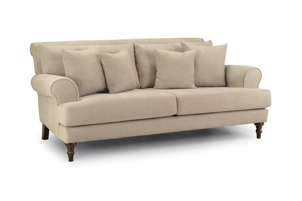 Solvane Sofa Beige 3 Seater