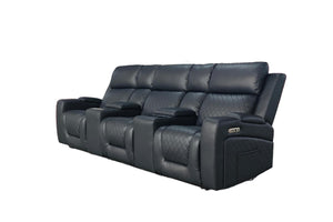 Tosvian Cinema Sofa Black 3 Seater