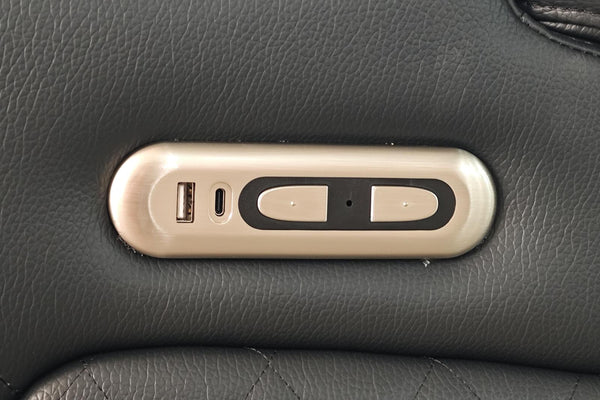 Tosvian Cinema Sofa Black 3 Seater