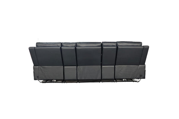 Tosvian Cinema Sofa Black 3 Seater