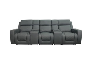 Tosvian Cinema Sofa Grey 3 Seater