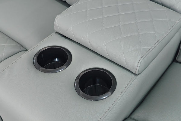 Tosvian Cinema Sofa Grey 3 Seater