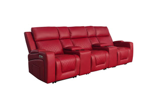 Tosvian Cinema Sofa Red 3 Seater
