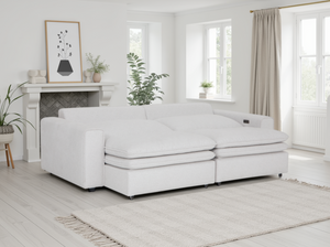 Tosvian Cloud Ivory Electric Sofa