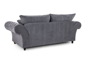 Velcrest Fullback Sofa Grey 3 Seater