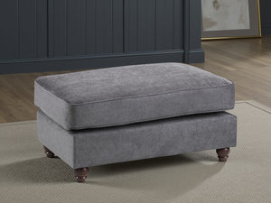 Velcrest Fullback Sofa Grey Footstool