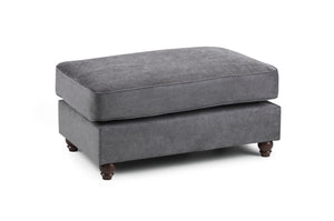 Velcrest Fullback Sofa Grey Footstool