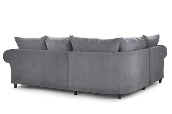 Velcrest Fullback Sofa Grey Right Hand Facing Corner