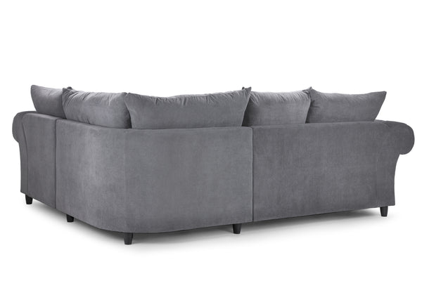 Velcrest Fullback Sofa Grey Right Hand Facing Corner