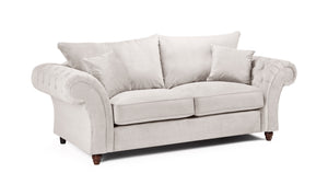 Velcrest Fullback Sofa Stone 3 Seater