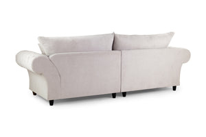 Velcrest Fullback Sofa Stone 4 Seater