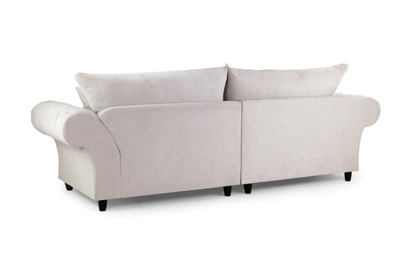 Velcrest Fullback Sofa Stone 4 Seater