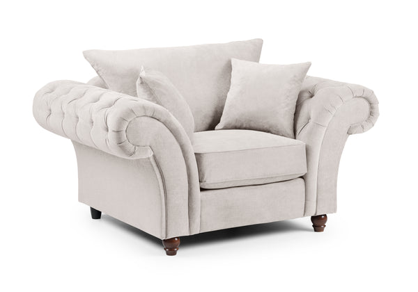 Velcrest Fullback Sofa Stone Armchair