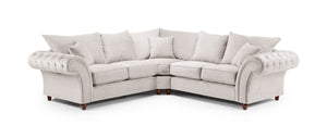 Velcrest Fullback Sofa Stone Large Corner