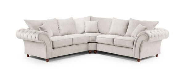 Velcrest Fullback Sofa Stone Large Corner