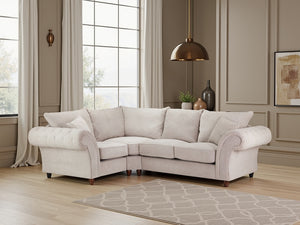Velcrest Fullback Sofa Stone Left Hand Facing Corner