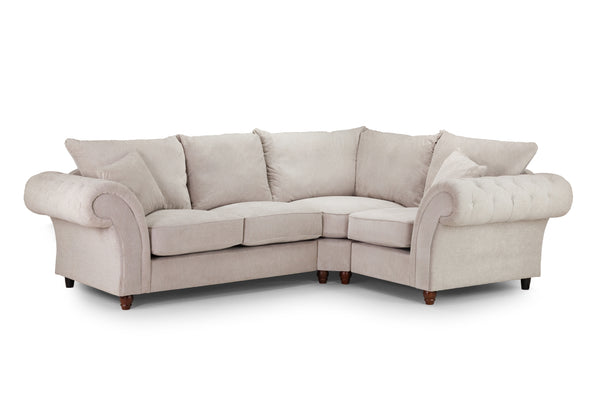 Velcrest Fullback Sofa Stone Right Hand Facing Corner