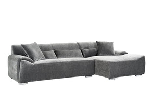 Vellaro Sofa Charcoal Right Hand