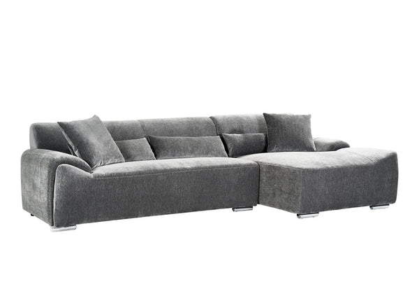 Vellaro Sofa Charcoal Right Hand