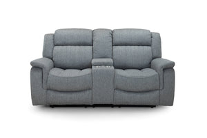 Velmorra Recliner Sofa Grey 2 Seater