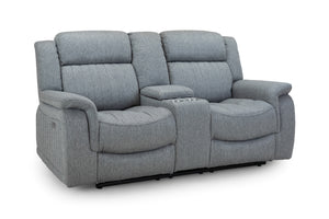 Velmorra Recliner Sofa Grey 2 Seater