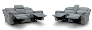 Velmorra Recliner Sofa Grey 3+2 Set