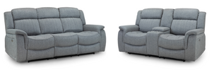 Velmorra Recliner Sofa Grey 3+2 Set
