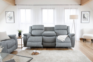 Velmorra Recliner Sofa Grey 3+2 Set