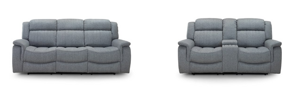 Velmorra Recliner Sofa Grey 3+2 Set