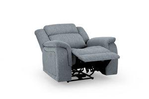 Velmorra Recliner Sofa Grey Armchair