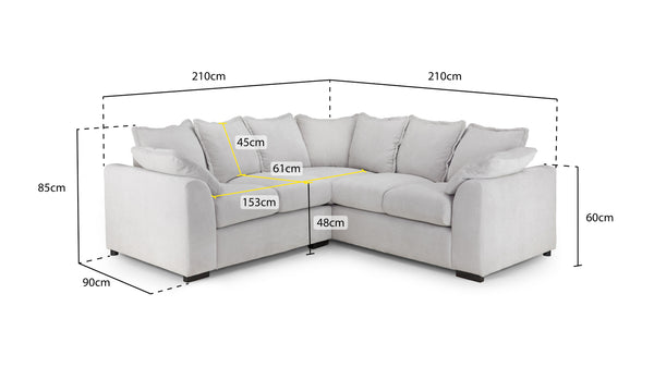 Velora Sofa Natural Large Corner