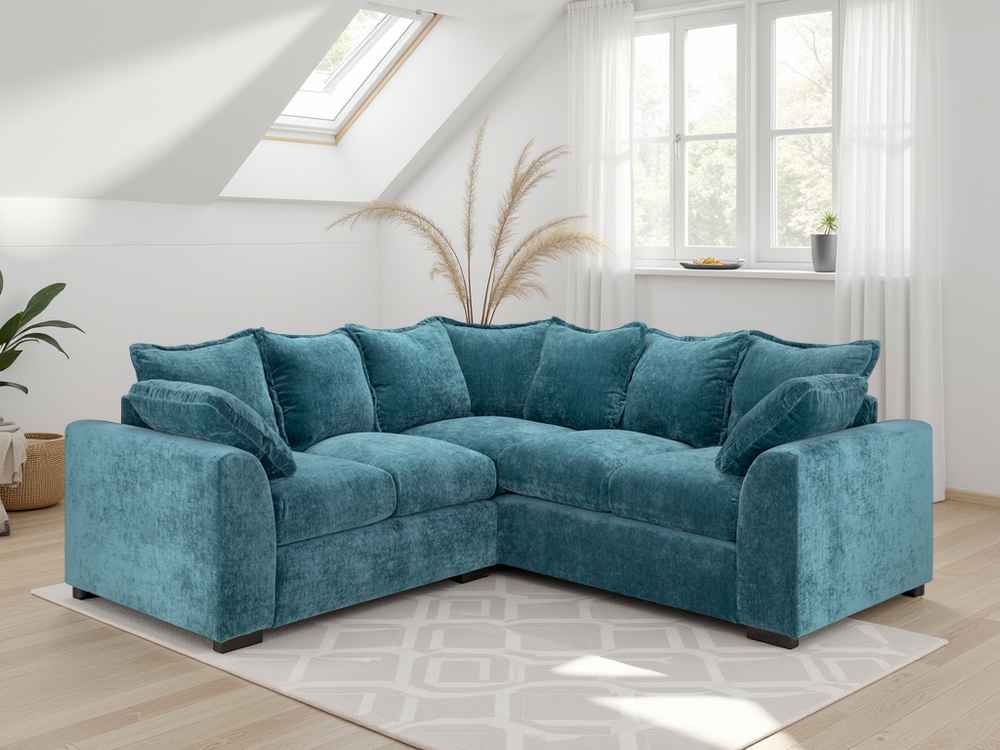 Velora Sofa Teal Large Corner